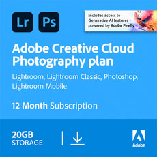 Adobe Creative Cloud Plan fotográfico